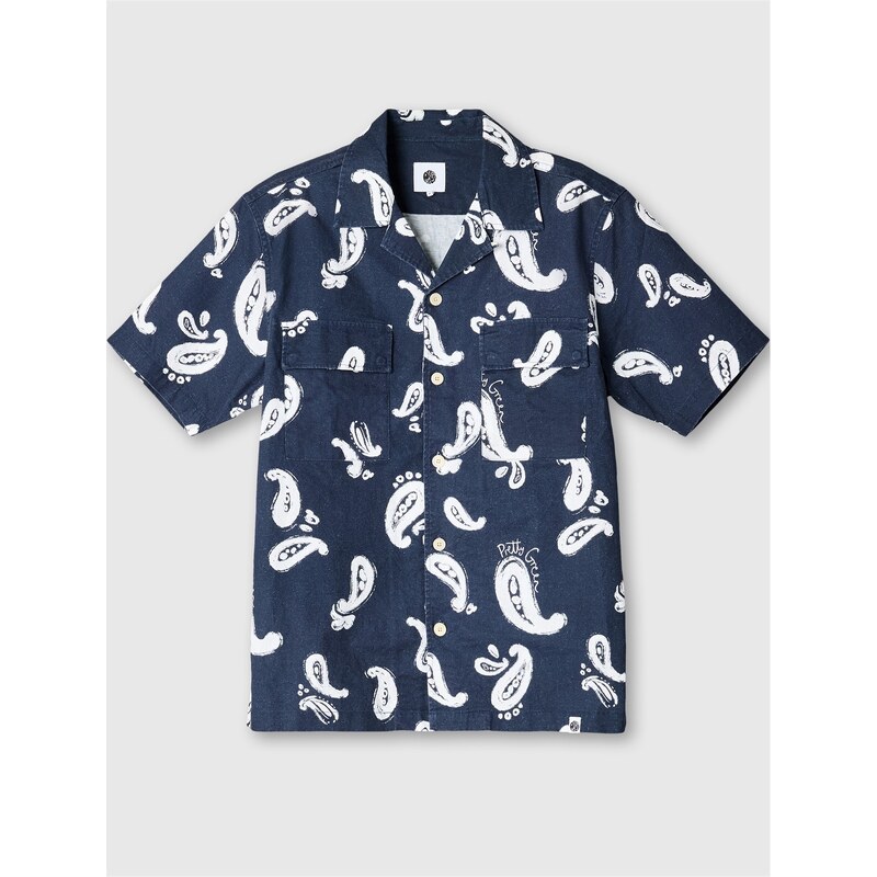 Košile Pretty Green Navy 3556630