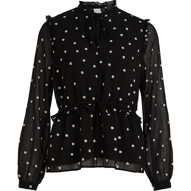 Košile Vila Black Detail 6664496 109222948