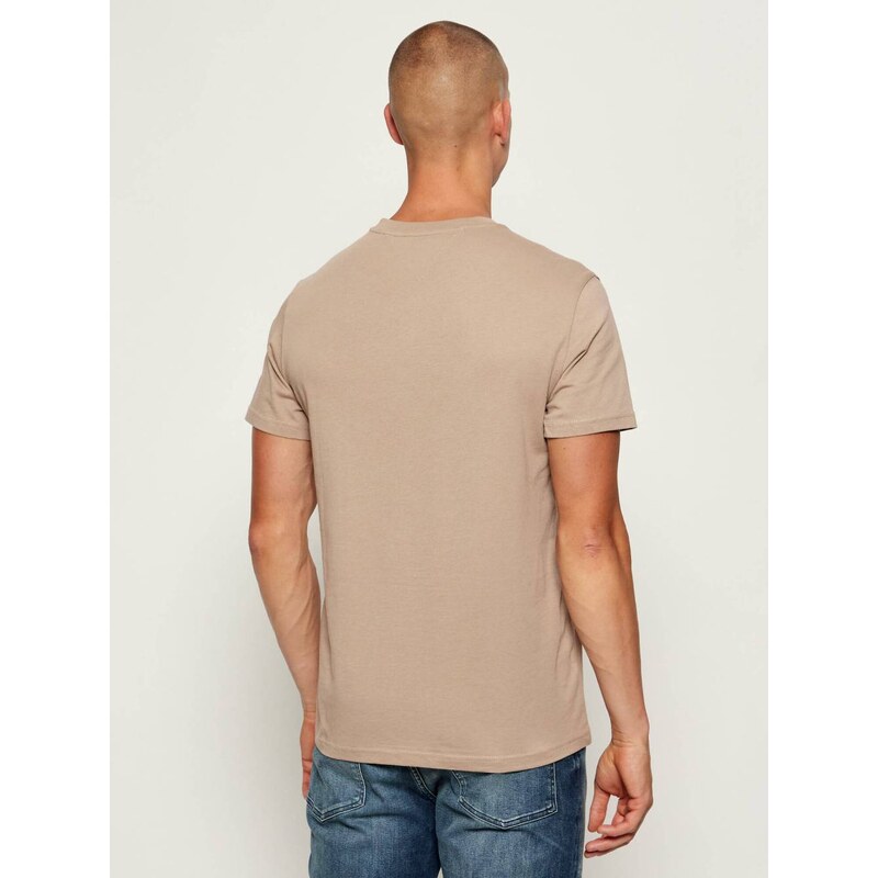 Tommy Jeans pánské světle hnědé triko