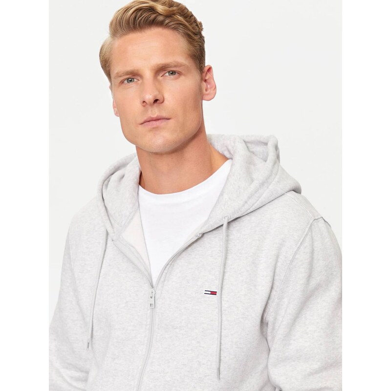 Tommy Jeans pánská šedá mikina