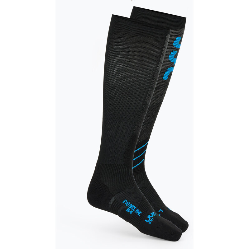 Pánské lyžařské ponožky UYN Ski Evo Race One black/blue