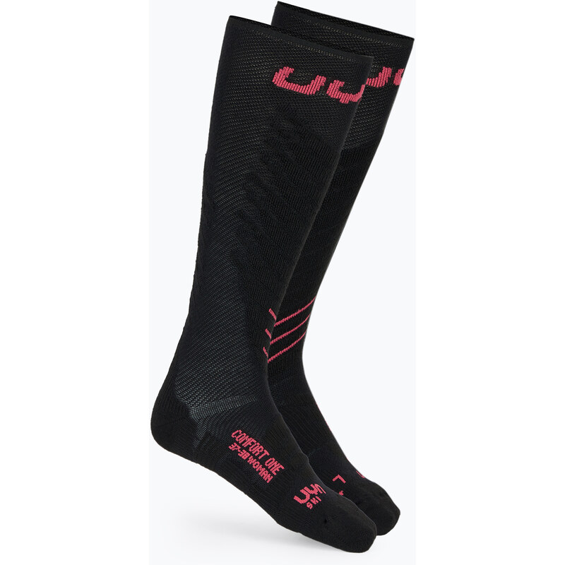 Pánské lyžařské ponožky UYN Ski One Comfort Fit black/pink