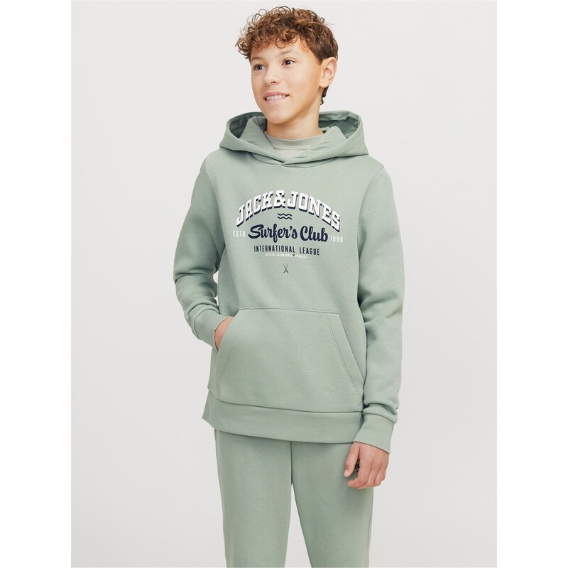 Dětská mikina Jack and Jones Iceberg Green 8132036