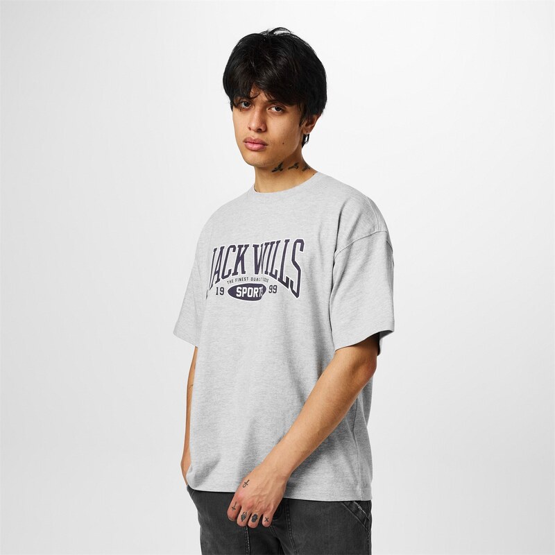 Tričko Jack Wills Grey Marl 2889101