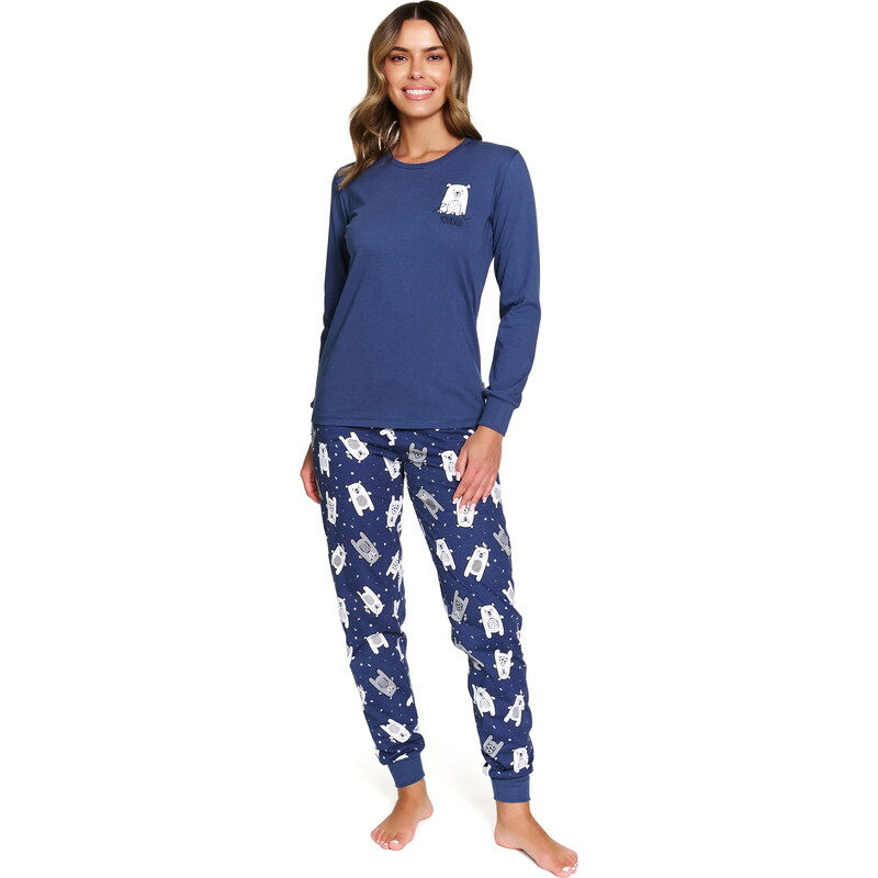 Dámské pyžamo DOCTOR NAP PM.7372 DEEP BLUE 109230362