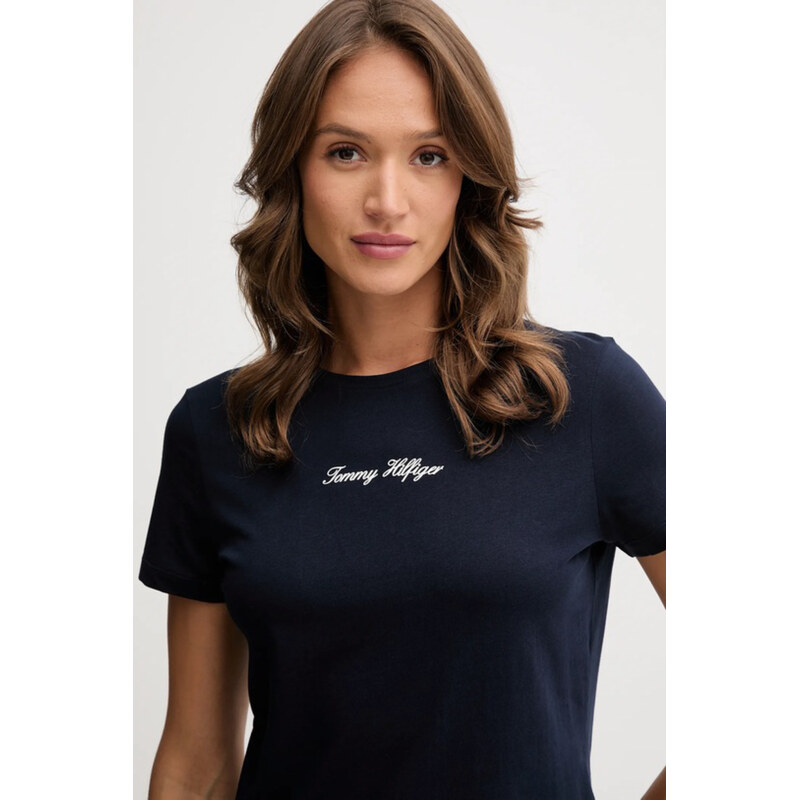 Tommy Hilfiger dámské modré triko