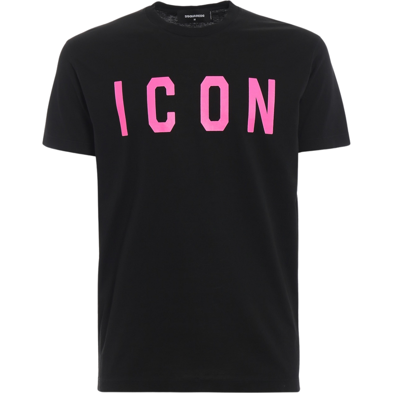 DSQUARED2 Icon Pink Black tričko