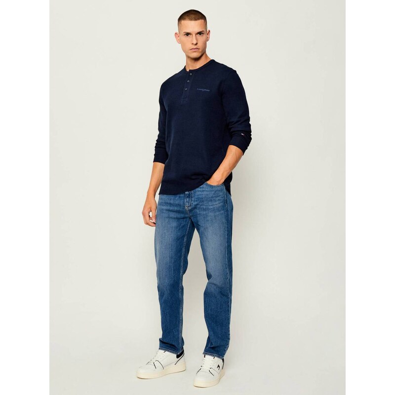 Tommy Jeans pánské triko s dlouhým rukávem