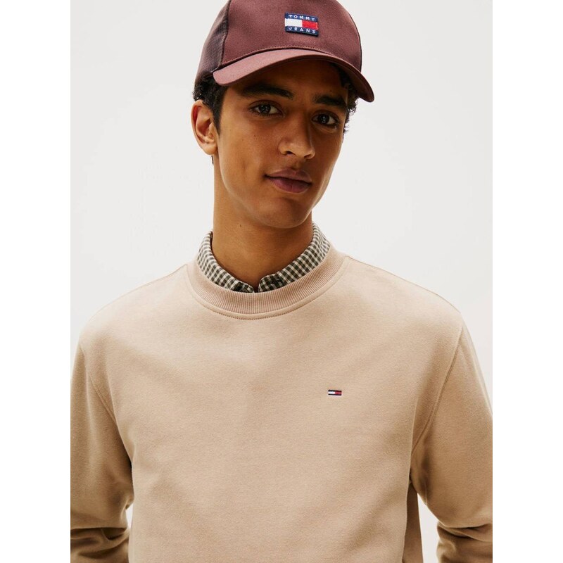 Tommy Jeans pánská světle hnědá mikina