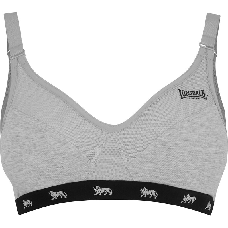 Sportovní podprsenka Lonsdale Grey Marl 8423351