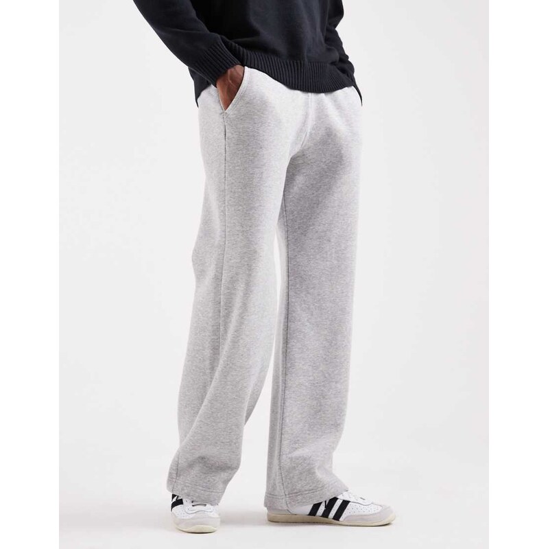 Hollister straight leg joggers in grey
