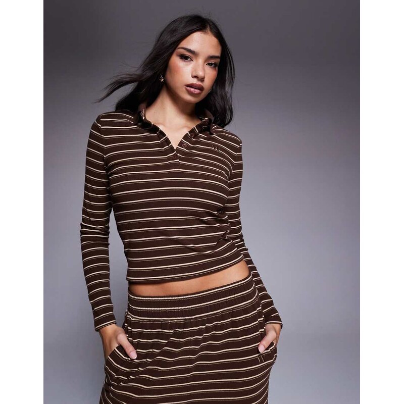 Wanderdoll Frankie premium heavyweight jersey collar detail long