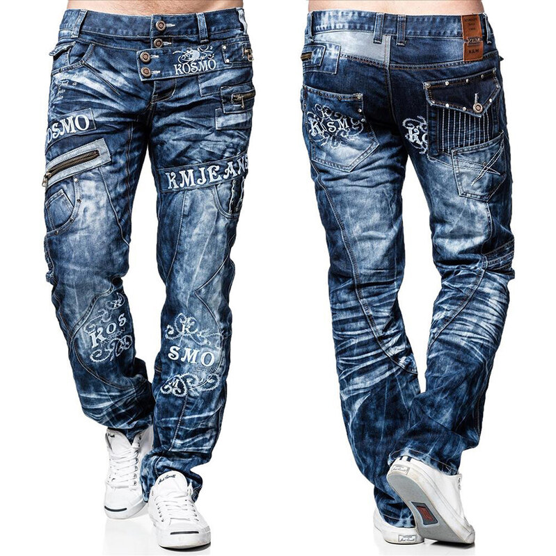 KOSMO LUPO kalhoty pánské KM051 L:32 jeans džíny