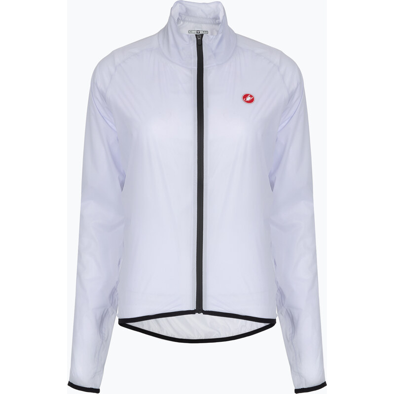 Pánská cyklistická bunda Castelli Squall Shell silver gray/black