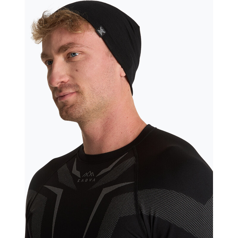 Čepice WOOLCANO MERINO 100% HAT0441 black
