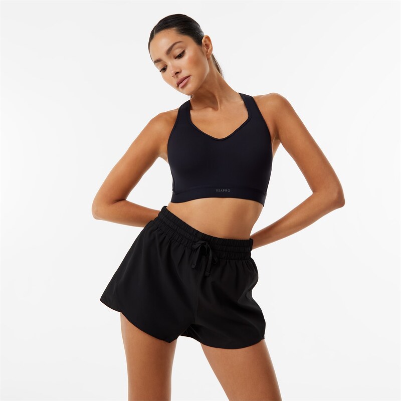 Sportovní podprsenka USA Pro Black 392895