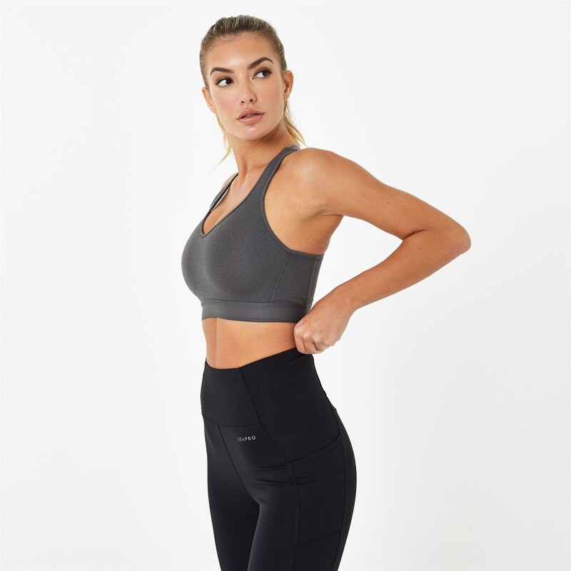 Sportovní podprsenka USA Pro Charcoal 4956231
