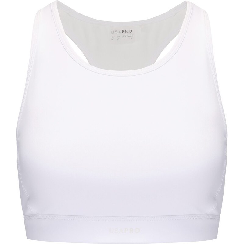 Sportovní podprsenka USA Pro White 3440062 109252200