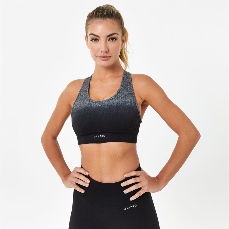 Sportovní podprsenka USA Pro Black 7407626