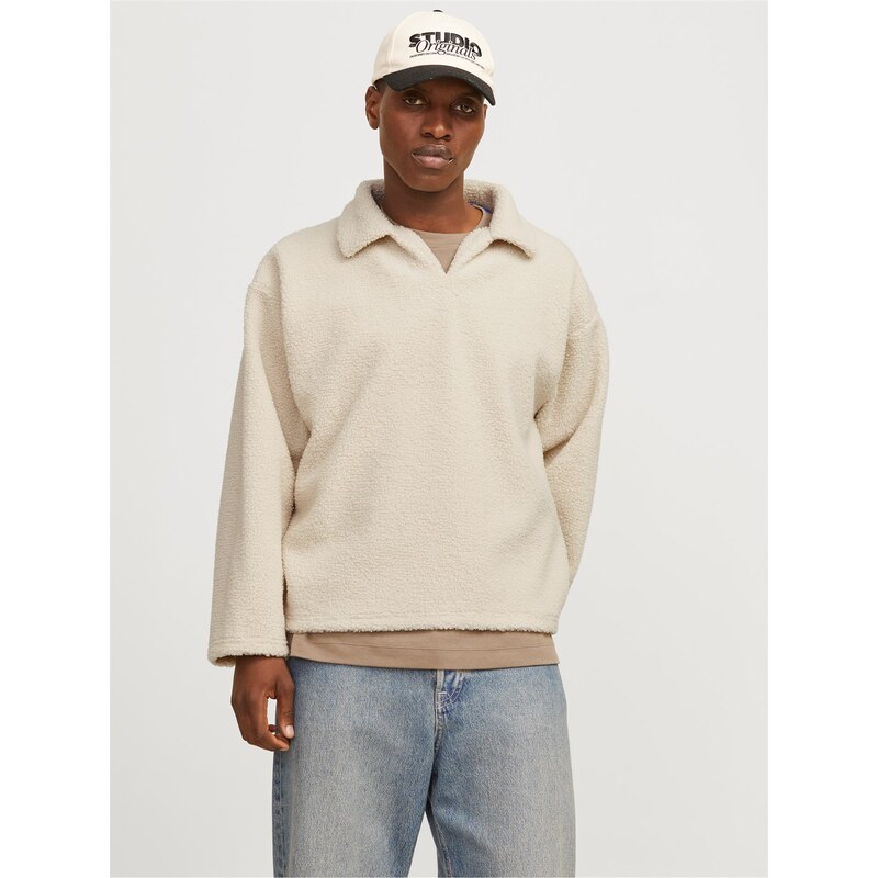 Tričko Jack and Jones Oatmeal 8667300