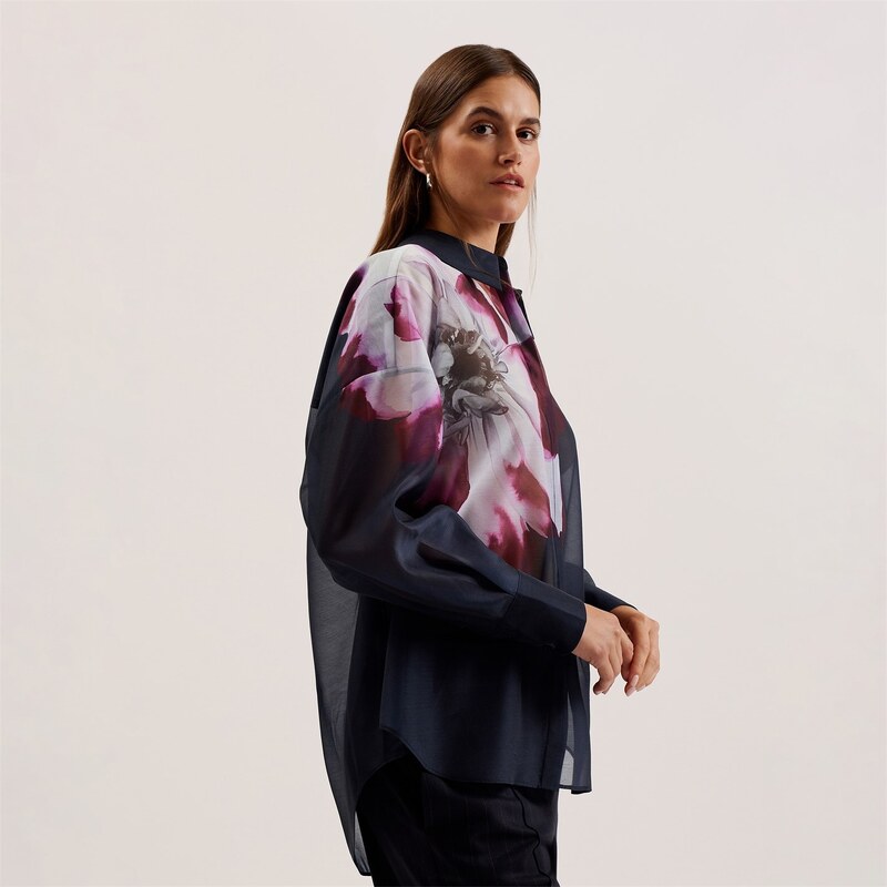 Košile Ted Baker navy 7626411 109253494