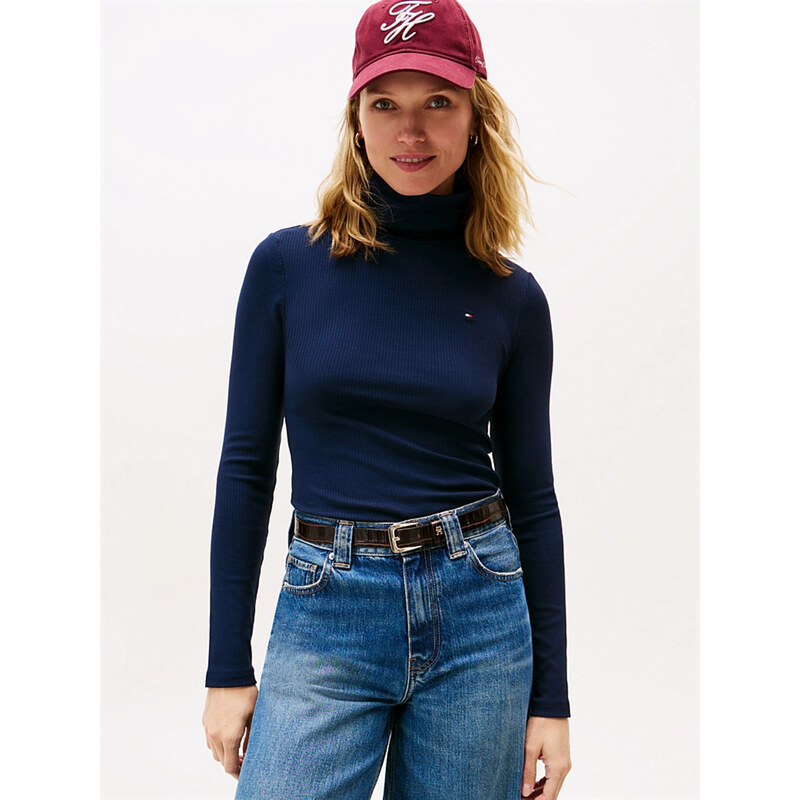 Tommy Hilfiger dámský tmavě modrý rolák