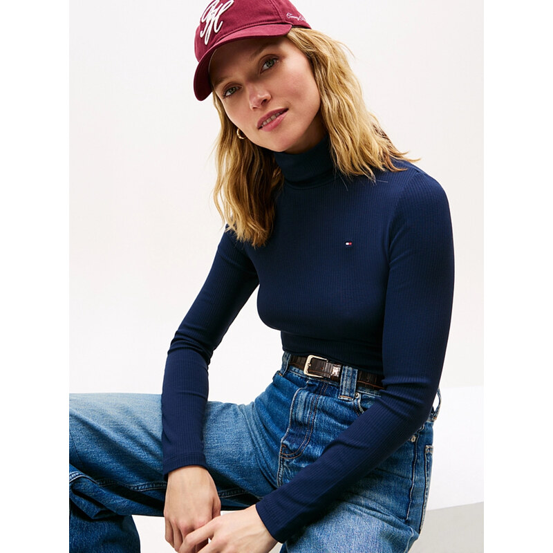 Tommy Hilfiger dámský tmavě modrý rolák