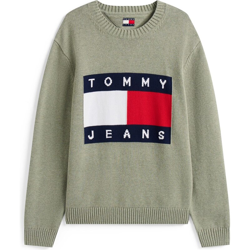 Svetr Tommy Jeans Utility Sage 455909
