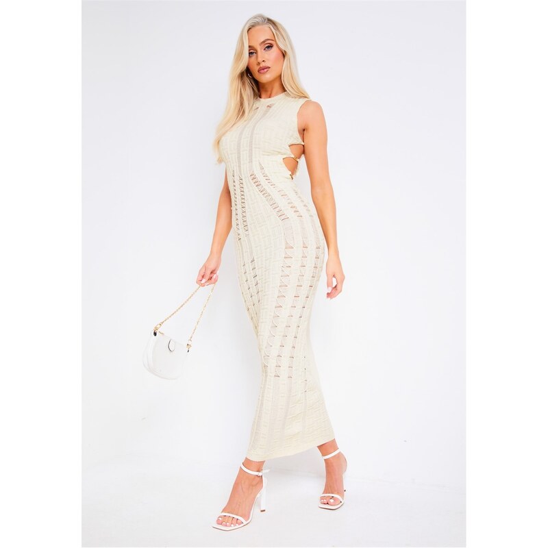Šaty Missy Empire Cream 4648081 109255437