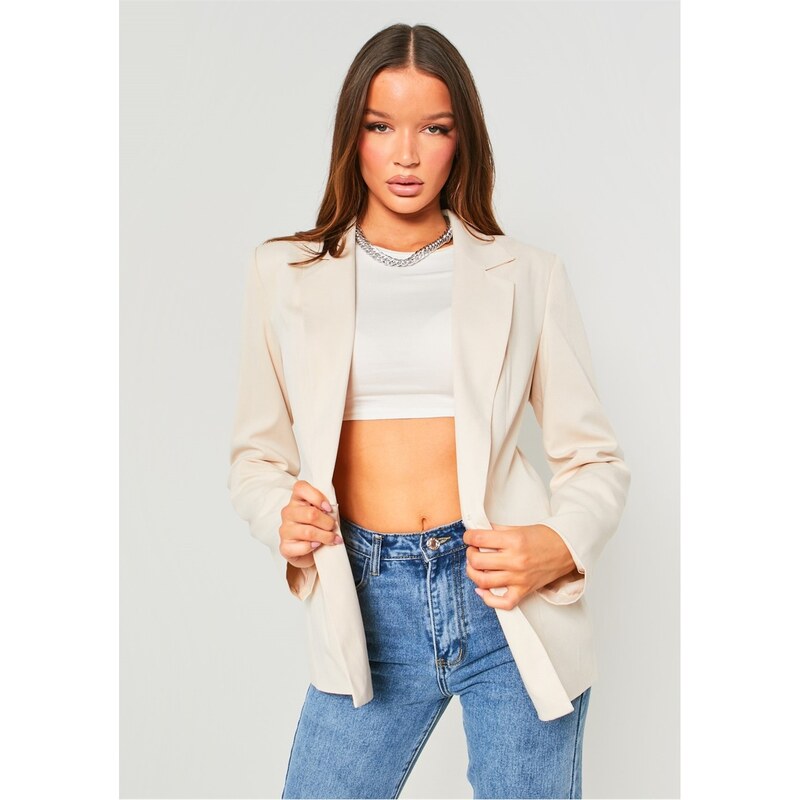 Šaty Missy Empire Beige 8692290
