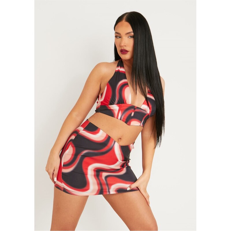 Tričko Missy Empire Red 7109361