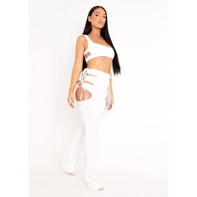 Džíny Missy Empire Cream 6545237 109256101