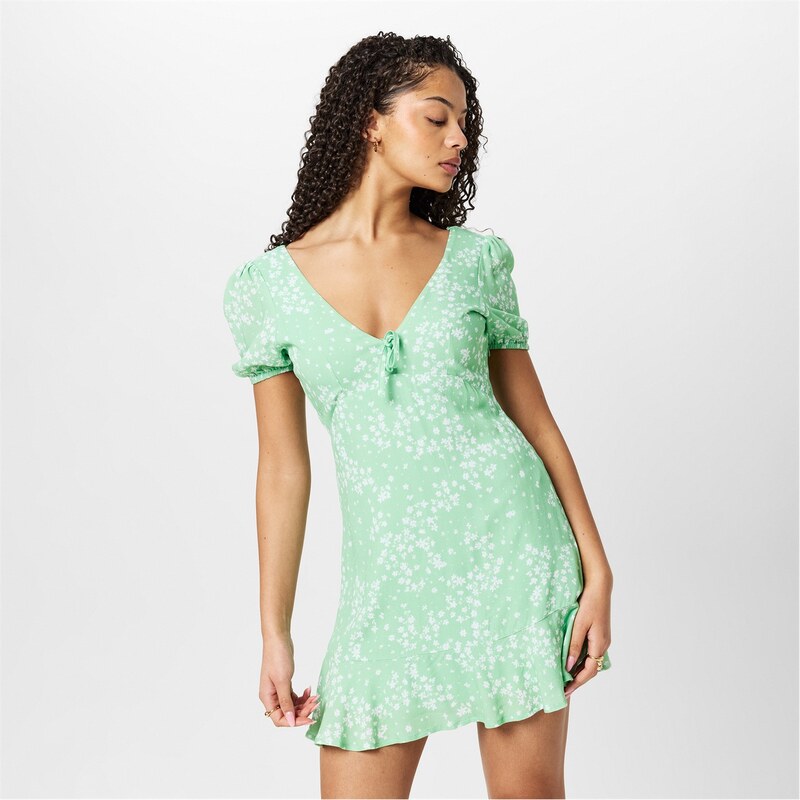 Šaty Jack Wills Green Ditsy 8960552