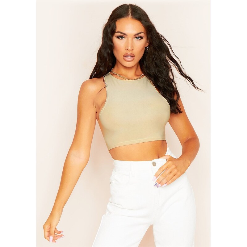 Tričko Missy Empire Beige 6805337 109256837