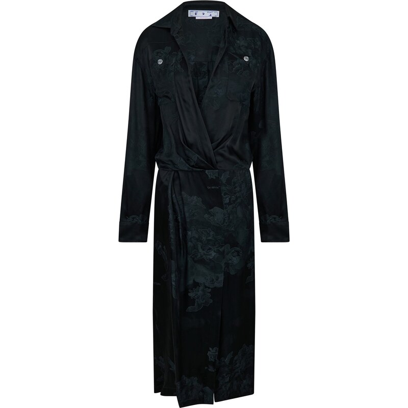 Šaty OFF WHITE Black 8213178 115272009