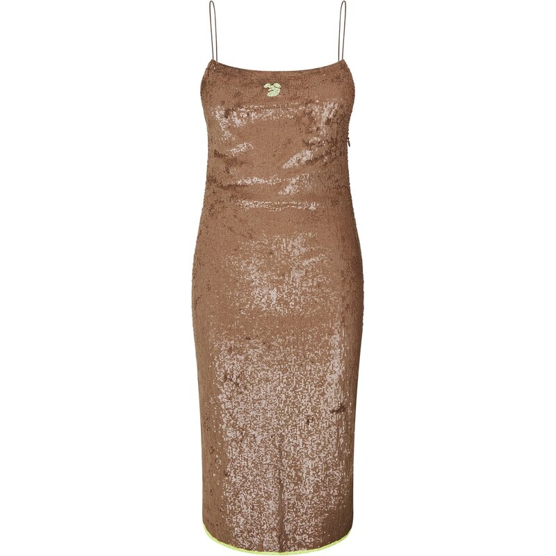 Šaty OFF WHITE Camel 2664070 109257365