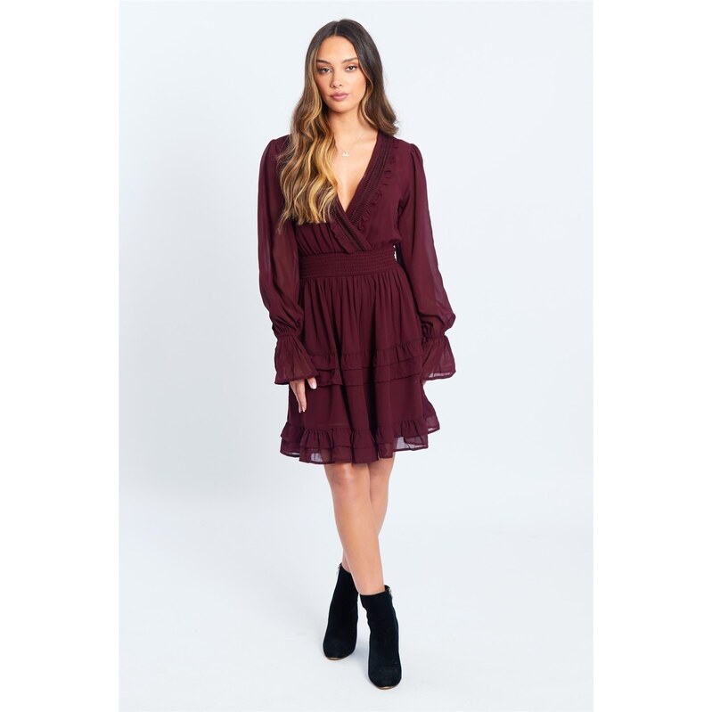 Šaty Be You Burgundy 5899109 109257572