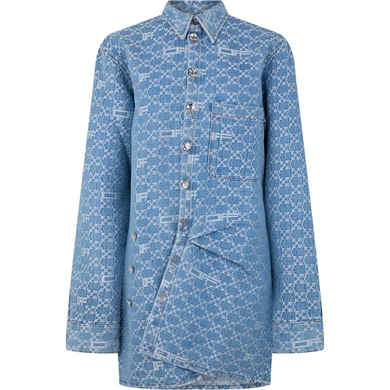 Šaty OFF WHITE Light Blue 2837374 109257669