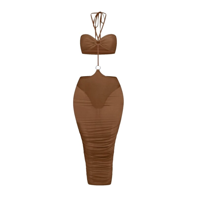 Šaty Honeyz Brown 8727688
