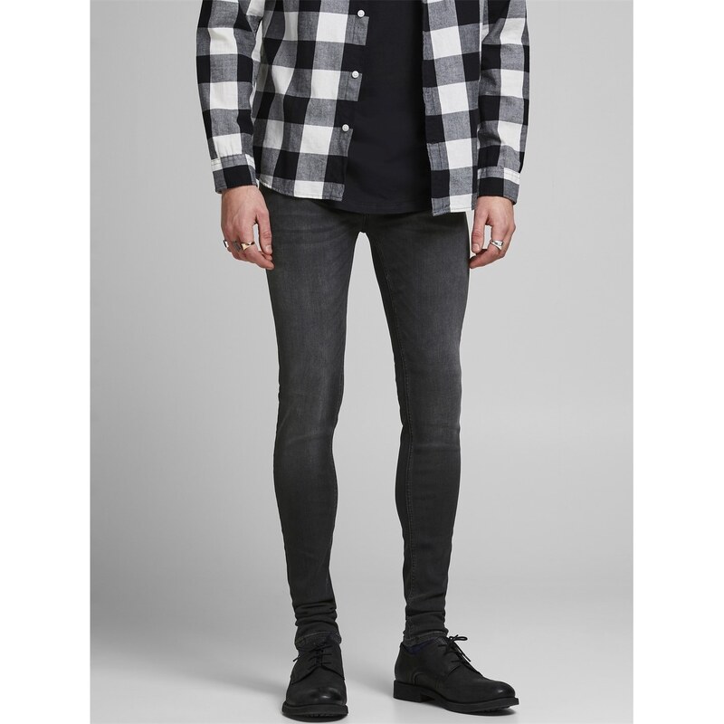 Džíny Jack and Jones Black Denim 7491717