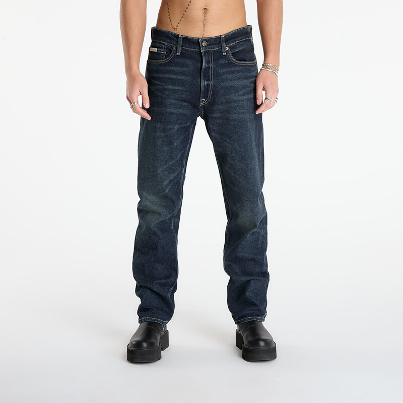 Džíny Calvin Klein Jeans Standart Straight Gilded Jeans Blue W35