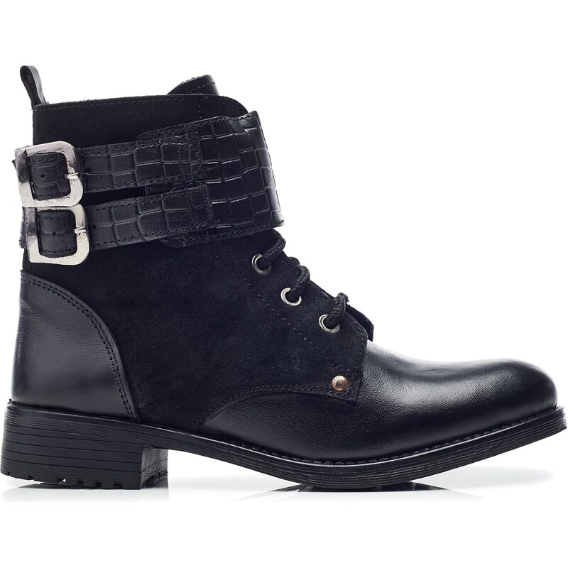Kozačky Moda in Pelle Black 8110465