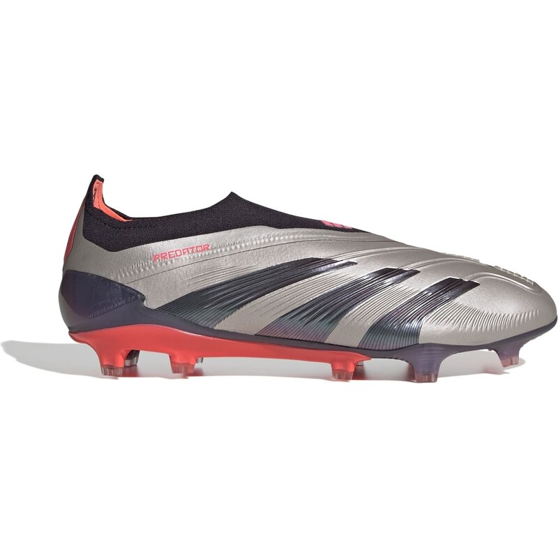 Kopačky adidas Predator 24 Elite Laceless Firm Ground Silver