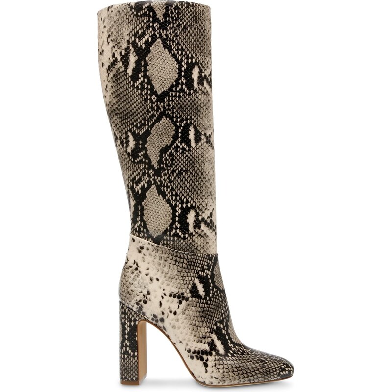 Kozačky Steve Madden Lt. Beige Snake 1417409