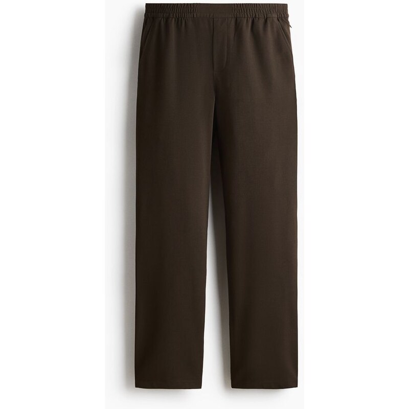 H&M - Natahovací kalhoty Four-way Stretch Regular Fit - Tmavě