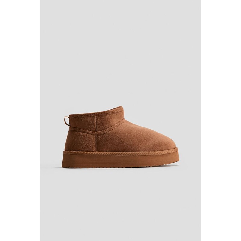 H&M - Zateplené kotníkové boty - béžová 109283758