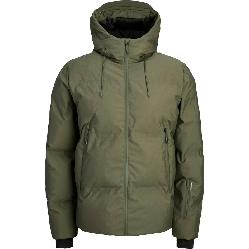JACK & JONES Zimní bunda FUSION olivová
