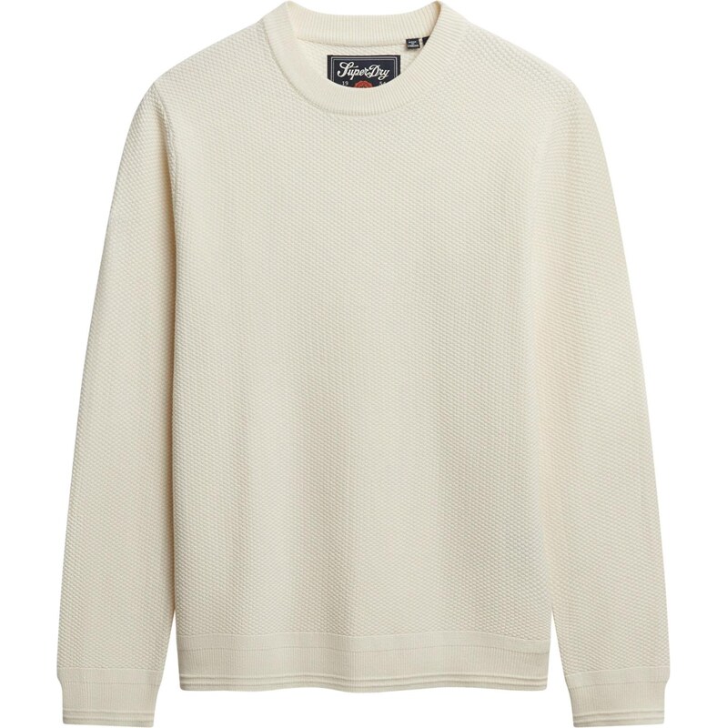 Superdry & Co Svetr barva bílé vlny