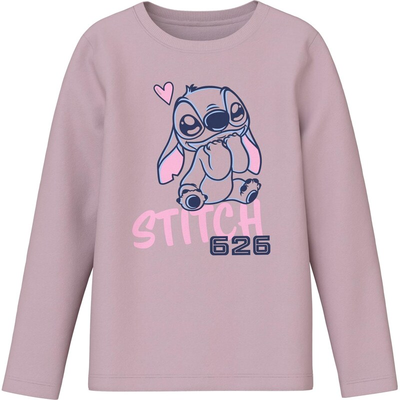 NAME IT Tričko NKFVosla Stitch marine modrá / šeříková /