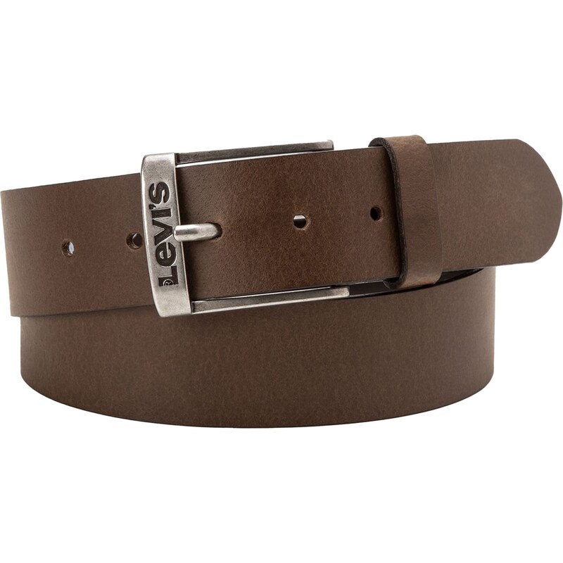LEVIS  Opasek Duncan Belt čokoládová